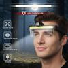 USB Charging LED Glasses Light Full View Multi Functional LED Headlamp Dual Level Light Source Large Flood Riding Fishing Light