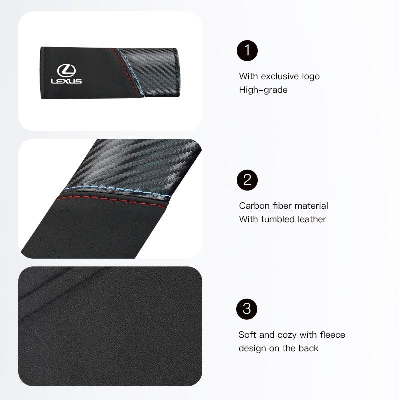 1/2Pcs Car Door Armrest Leather Case Auto Roof Handle Cover For Lexus CT ES GS NX IS250 CT200h IS300h ES300h ERX400h NX300h