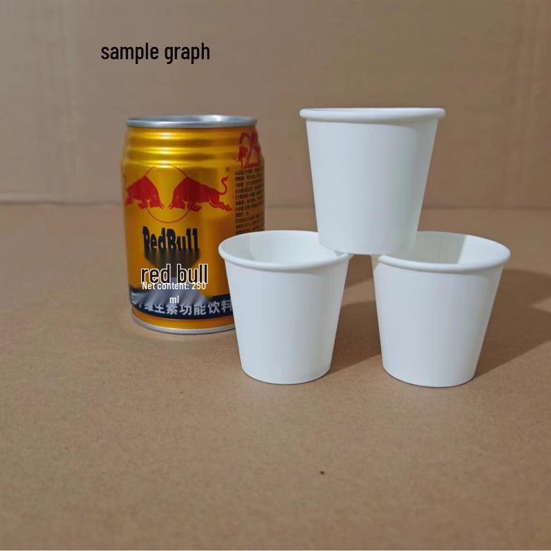 Wuhe Disposable Thickened White Paper Cups