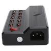 USB Smart Charger 10 Ports 12A Fast Charging Station Power Hub Strip Plug Dock Block