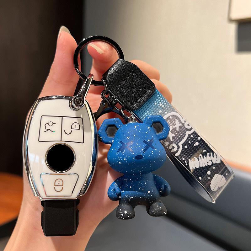 Car Key Case For Mercedes Benz A B C E S G Class Gls Gla Glk Glc Cls Cla Amg W204 W205 W212 W463 W176 W213 W177 Remote Fob Cover