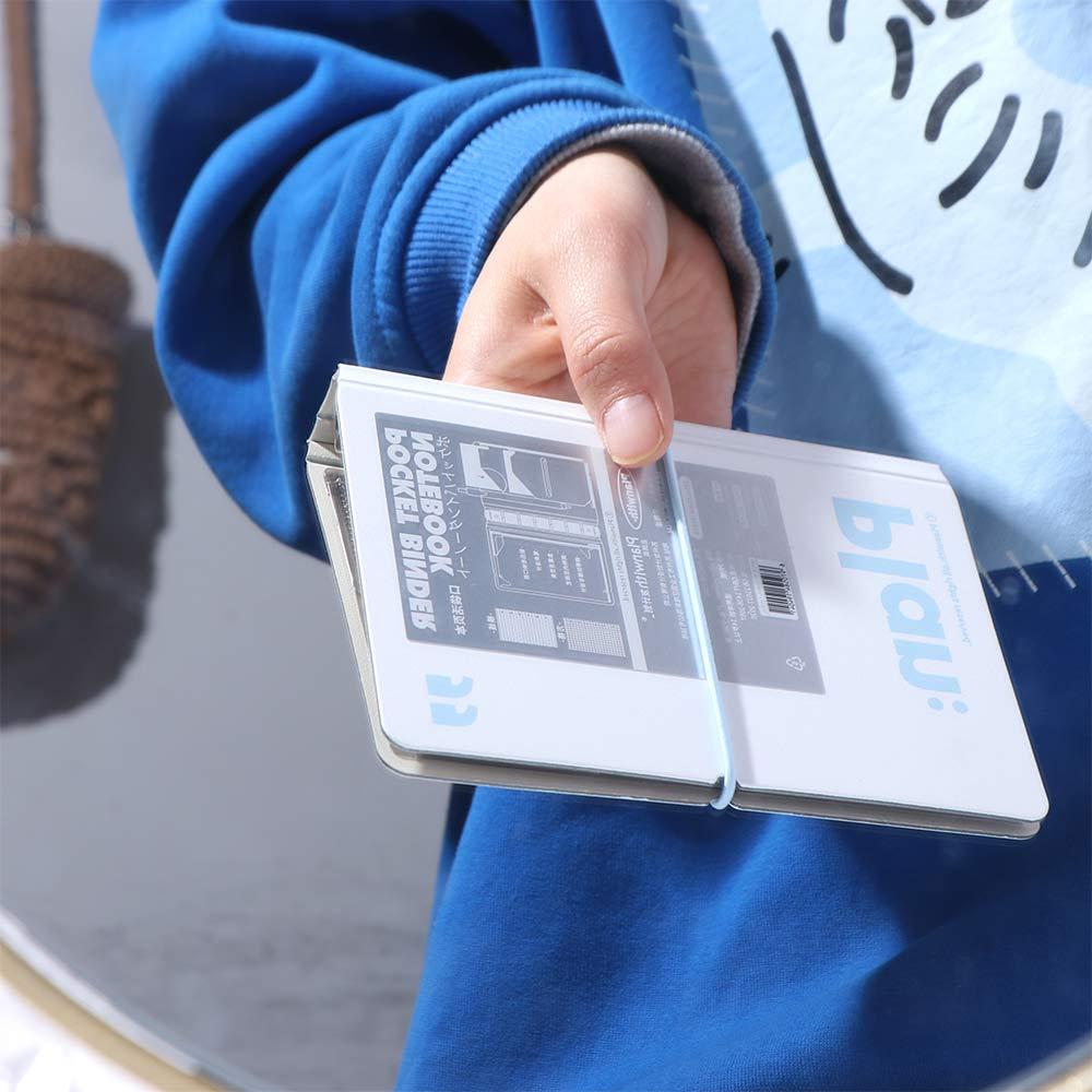 44 Sheets Mini Pocket Notebook 6 Ring Loose Leaf Diary Book Practical Portable Handbook  Stationery