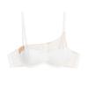 French sexy underwear thin smooth mesh stitching seamless underwear small breasts gather anti-sagging bra cover tube top