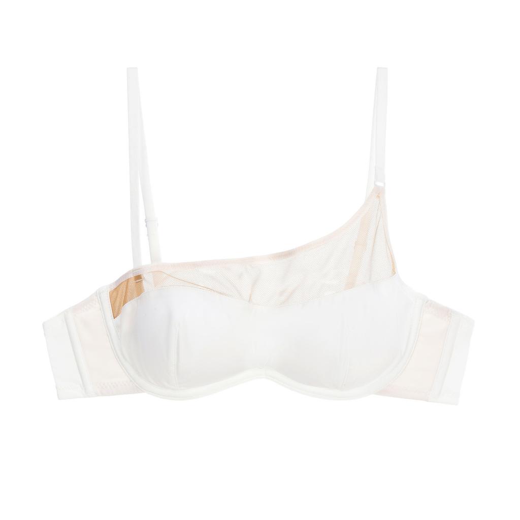 French sexy underwear thin smooth mesh stitching seamless underwear small breasts gather anti-sagging bra cover tube top