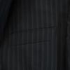 GUCCI made in Italy Striped Pattern suit Setup 46 black Men's Used