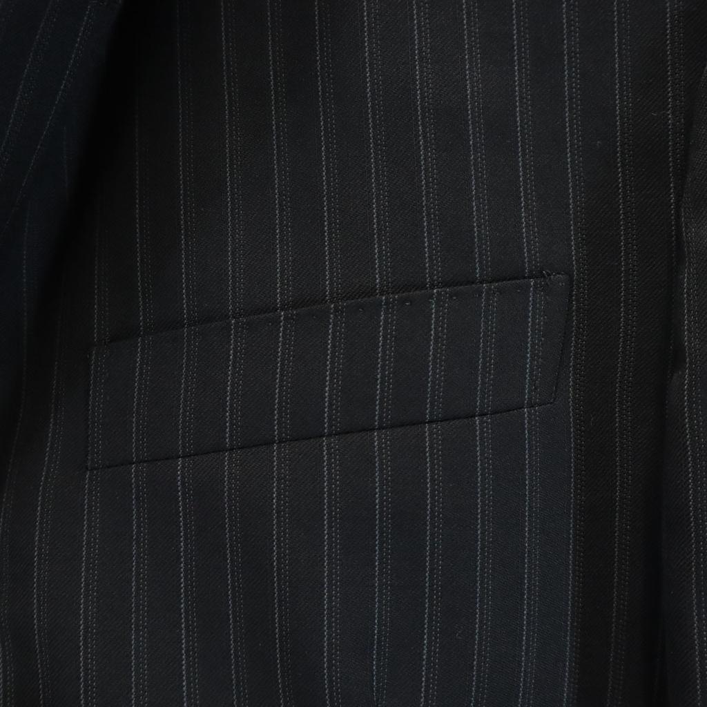 GUCCI made in Italy Striped Pattern suit Setup 46 black Men's Used