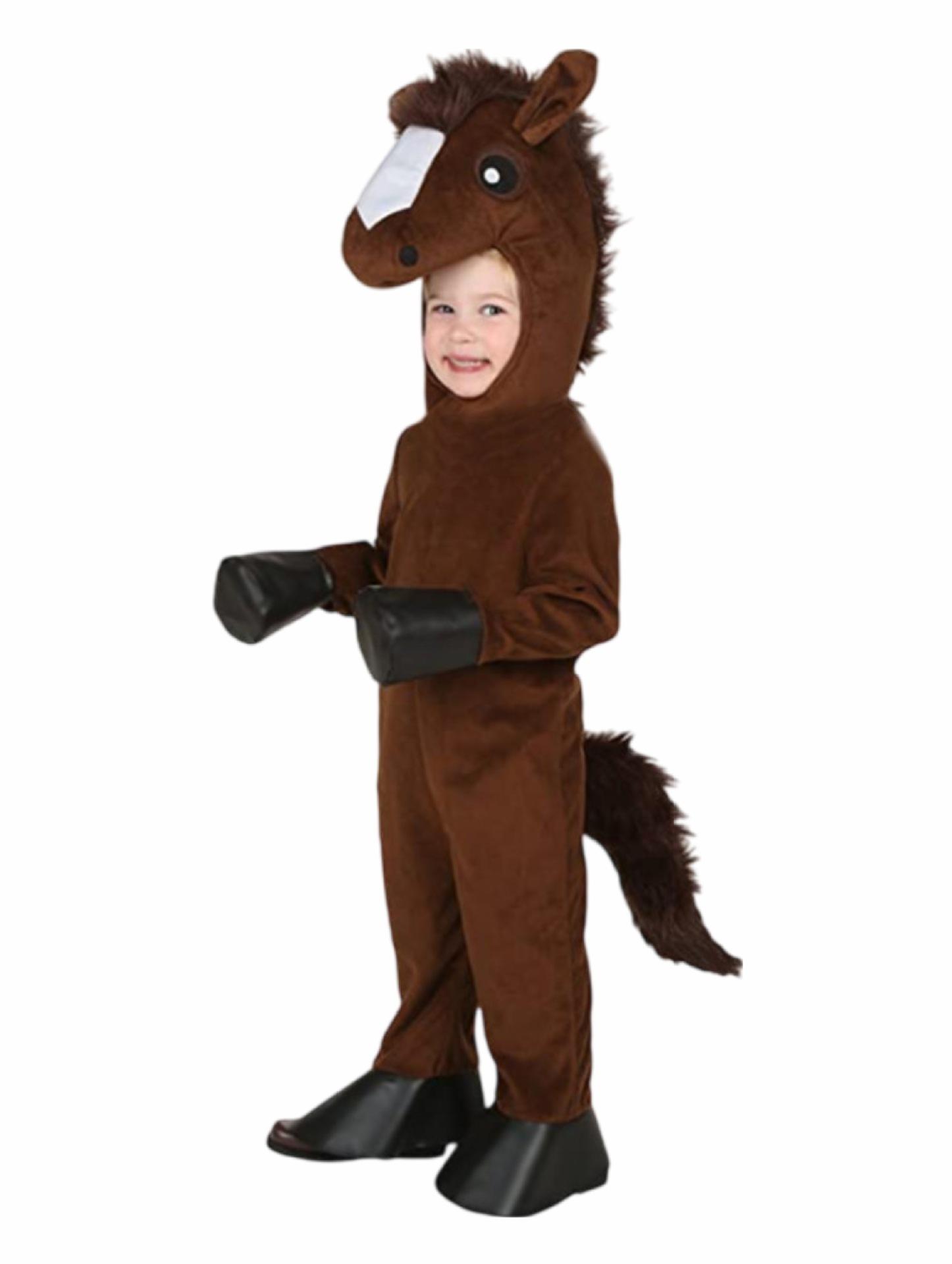 

Детские костюмы на Хэллоуин, комбинезоны с лошадьми и животными, детские костюмы, костюмы для косплея, сценические костюмы для вечеринок M