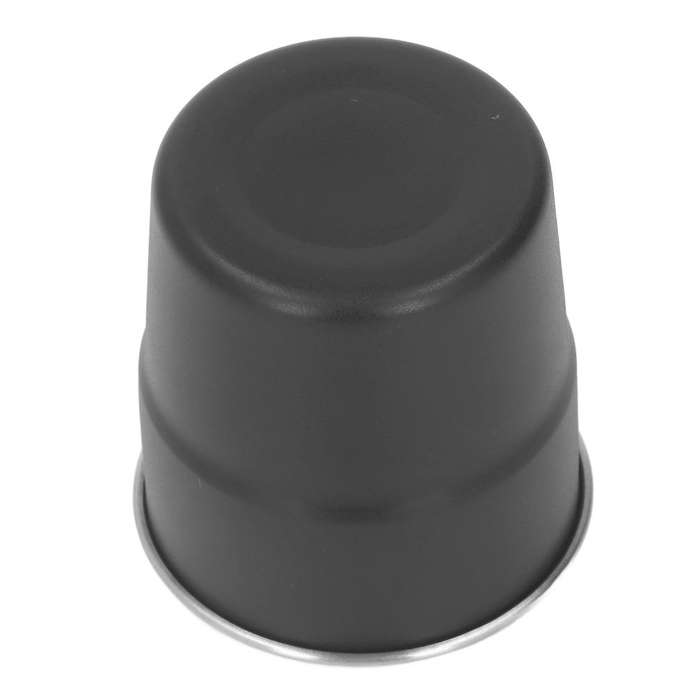 Black Stainless Steel Cup White Coffee Mug Small Size Metal Cup  Home Use