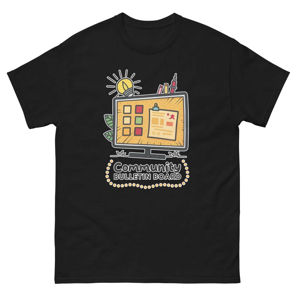 Community Bulletin Board Object Place Item Urban T-Shirt