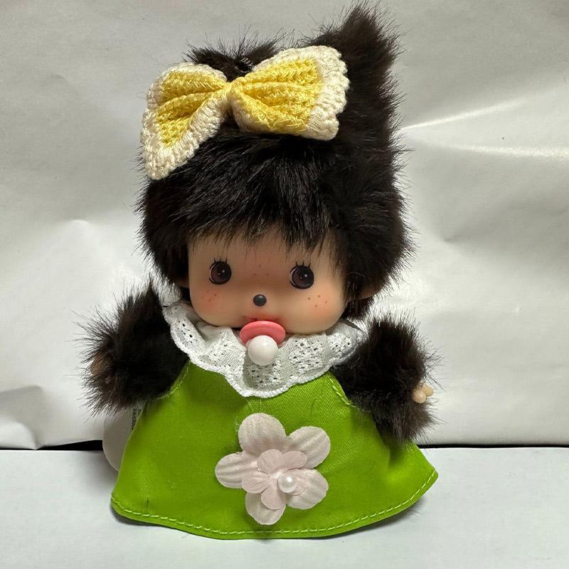Children's DIY Monkey Cute 15cm Kawaii Plush Doll Soft Super School Bag Pendant Keychain Stuffed Animal Movie Doll Birthday Gift