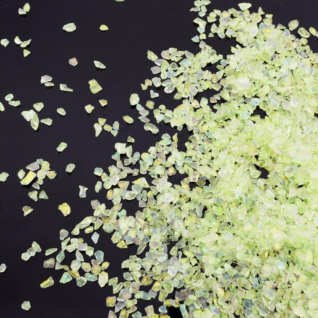 Glass Crushed Stone AB Iridescence