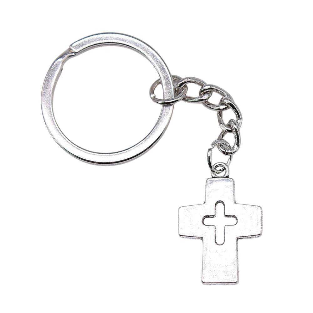 Portachiavi con Ciondolo Croce Ankh Amuleto Egiziano Portachiavi Anello 28mm