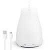 Umidificator Ultrasonic de Aromaterapie de 700 ml cu Lampă în Șapte Culori și Design cu Aspect de Lemn