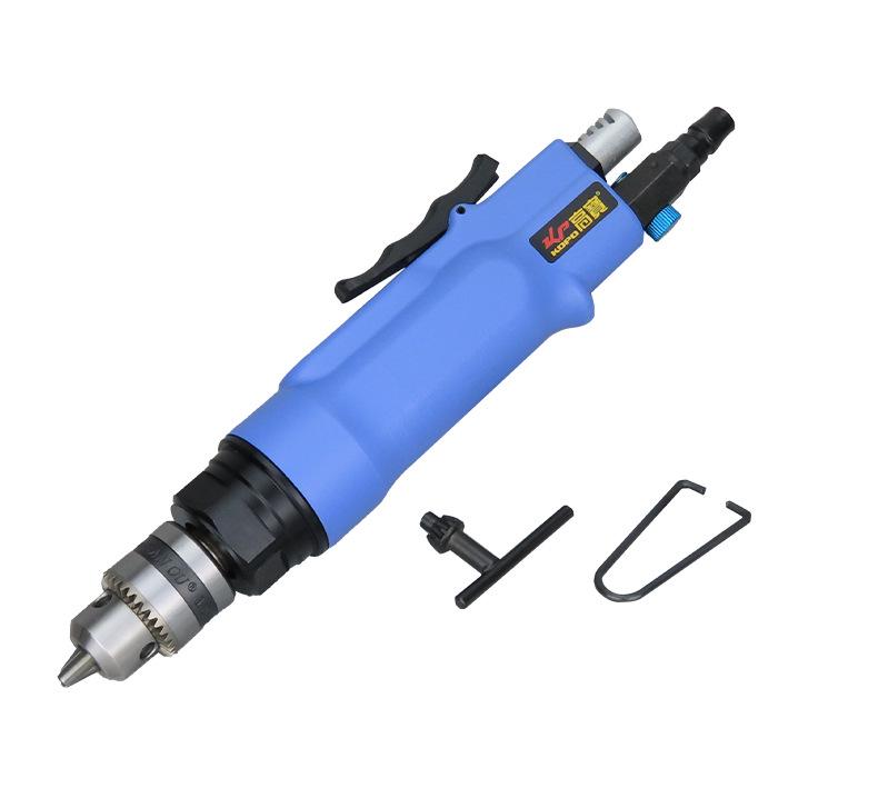 Gaobao Pneumatic Air Drill, 3/8" and 1/2", Variable Speed, Forward/Reverse, Powerful Straight Shank Drill.