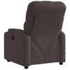 Electric Massage Chair Dark Brown Fabric