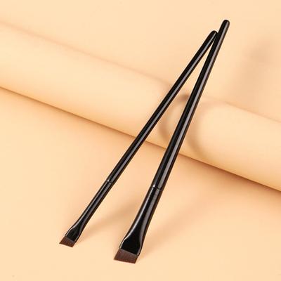 Yousheng 2Pcs Eyebrow Brush Soft Bristle Beauty Wooden Handle Women Eyeliner Brush Eye Makeup Tool Daily Use