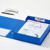 Qixin A1236-X Magnetic PVC File Box with Paper Clip, A4, 55mm - Gray, Blue, Black