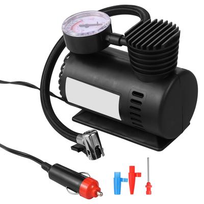 12V Portable Tire Pump with Digital Pressure Gauge Car Vehicle Tire Inflator Lightweight Air Compressor for Bicycle Basketball