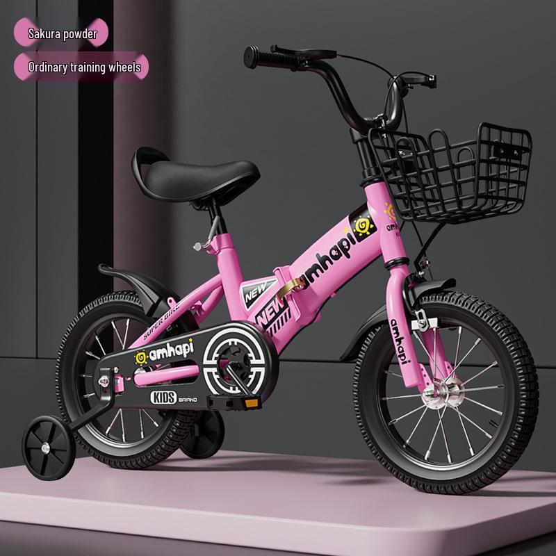 16-inch Children's Folding Tricycle Bike with Pedals for Ages 2-8