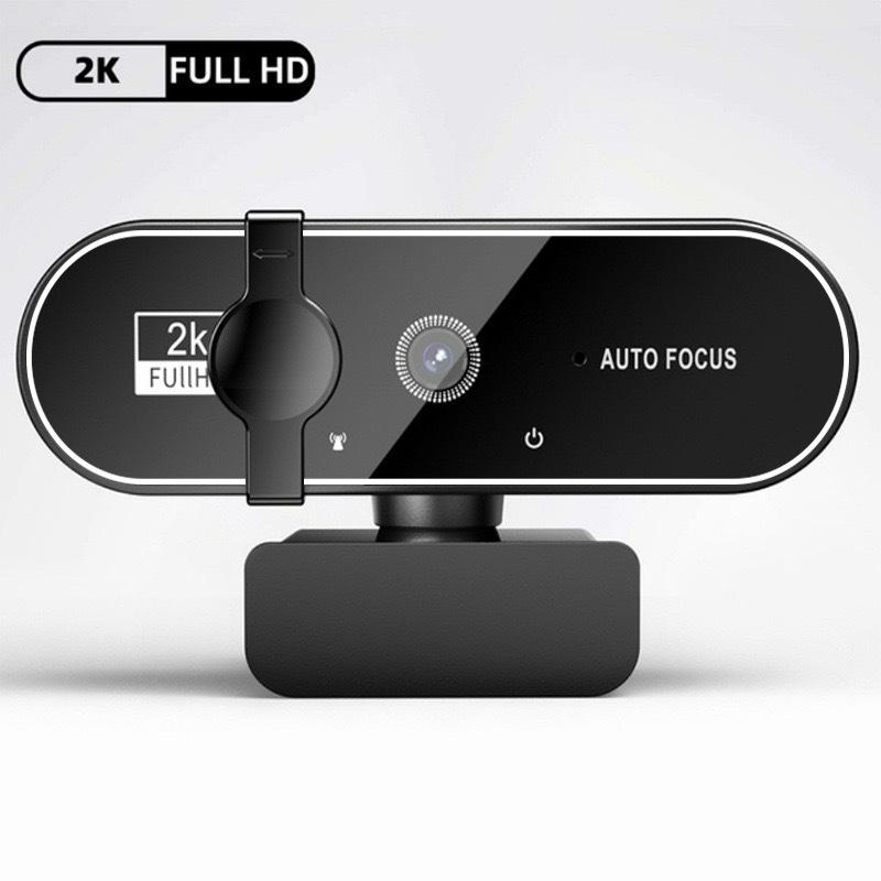4K Streaming Webbkamera 2K Autofokus Full HD USB Webbkamera 1080P 60FPS med Mikrofon PC Laptop Videokamera Het