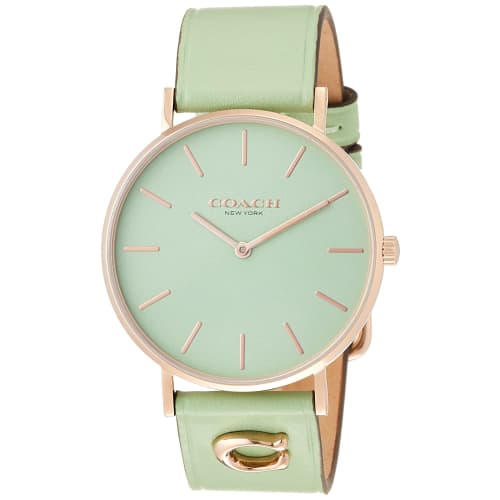 Coach Perry Quartz Watch, Women's, Leather Strap, 14503921