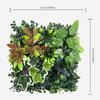 DIY Artificial Plant Wall Panel Sunflower Artificial Fern Grass  Background Wall Decoration
