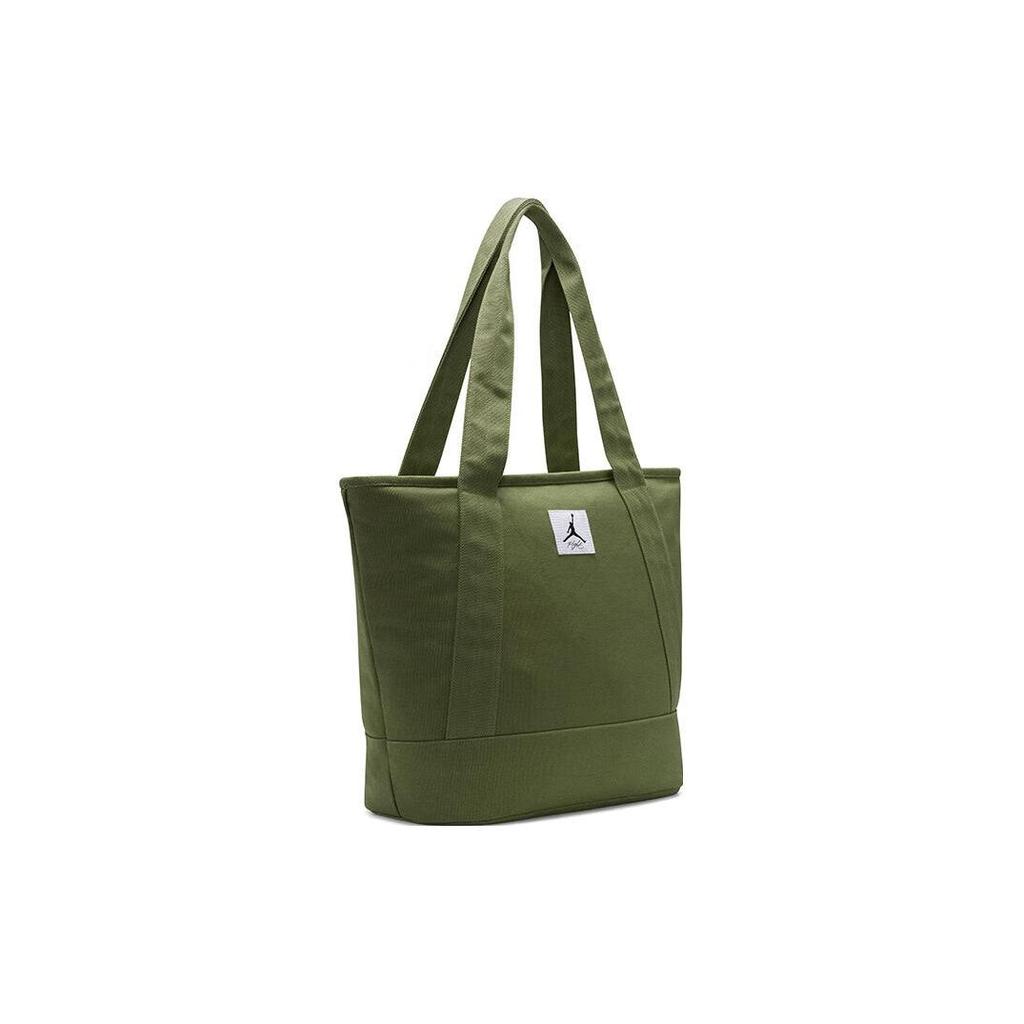 Jordan Sports Large Capacity Fabric Tote Bag Shopping Bag Shoulder Bag Unisex Tote Bags Light-Olive FB9336-395