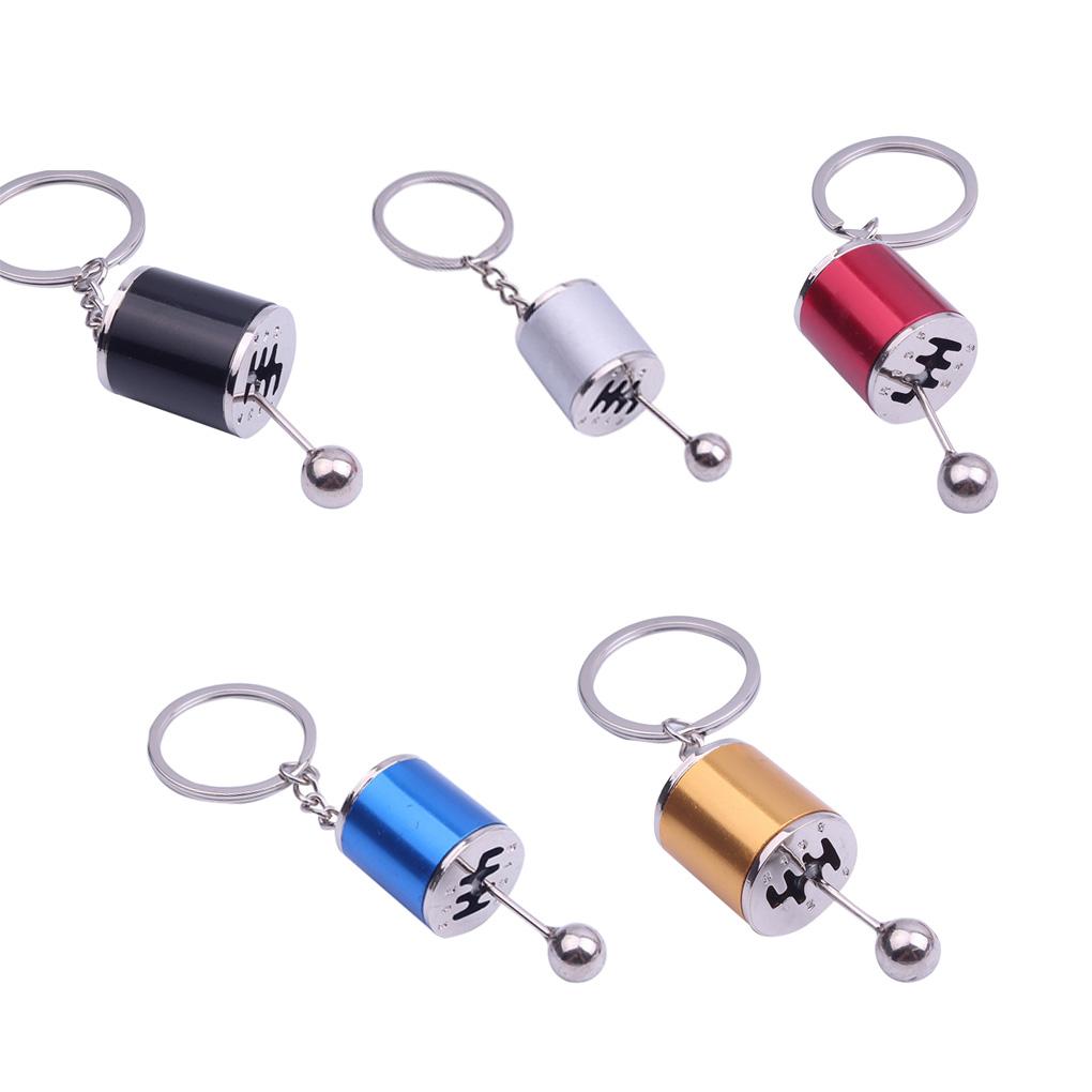 Key Chain Keychain Gearshift Knob Keyring Modified Polishing Practicing Replacement Decoration Driving Gearbox Gear Part
