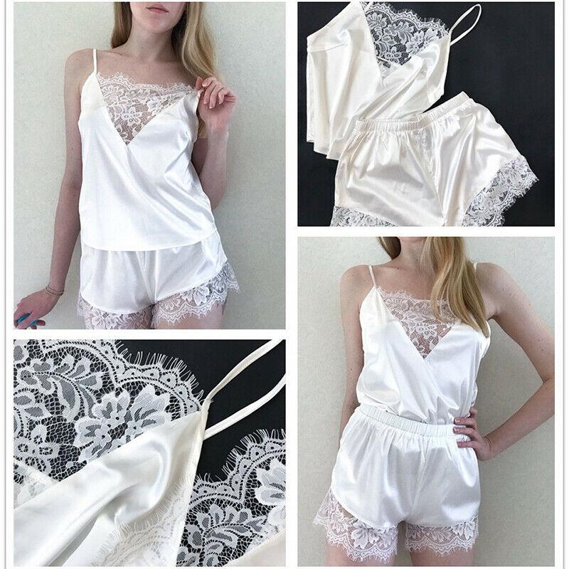 Women Sexy Lace Comfortable Nightwear Pajamas Underwear Sleepwear Suit