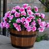6pcs Artificial Camellia Flowers - Outdoor Flowers UV Resistant Fabric Bouquets for Outdoor Decor, Ideal for Potted Plants, Porch, Terrace, Balcony