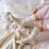 Ladies Winter Thickened Plush Warm Lovely Cartoon Floor Sleeping Tube Socks