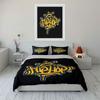 Hip-Hop Graffiti Style Set Multiple Sizes Kid'S And Adults' Bedroom Exquisite 3Pc Bedding Set, Gift