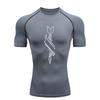 Dart Pattern Men's Sports T-shirt Training Fitness Compression Workout T-Shirt Gym T-shirts Men's Stretch T-shirt
