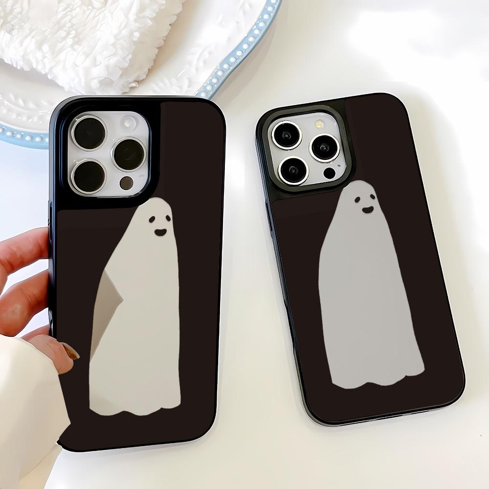 Mirror Phone Case for iPhone 15 11 13 14 for 15 16 Pro Max 12 13 16 Pro Cloud Flower and Animal Cute Style Phone Case