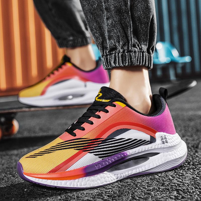 

2025 Spot Sneakers Men s Shoes Breathable and Lightweight Youth Sports Running Shoes Training Sports Running Shoes 45 флуоресцентный оранжевый