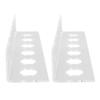2PCS Small Balls Display Rack Acrylic Clear Wall Mounted Floating Shelf 12 Balls Stand Holder for