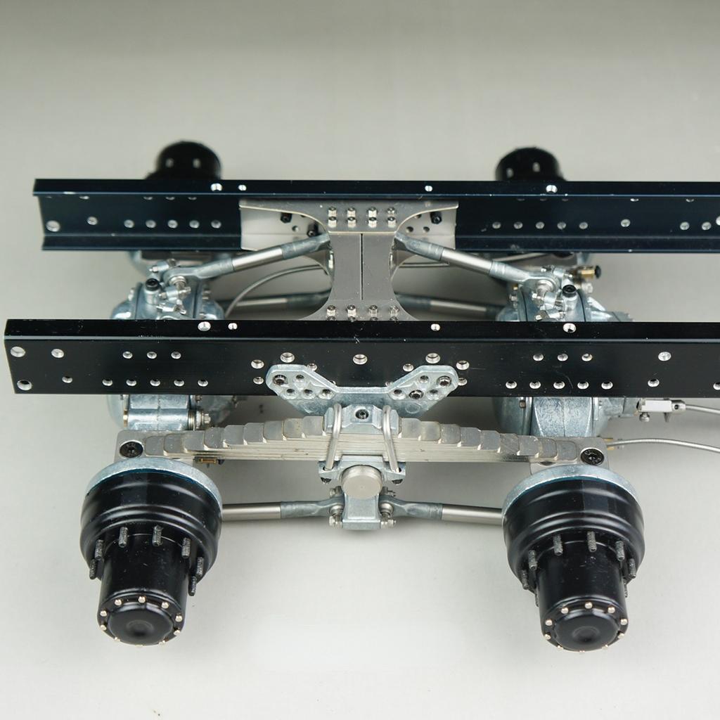 Metal Rear Suspension for 1:14 Scale Remote Control Truck Tamiya Tractor Dump Truck Not Including Axles
