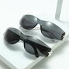 Y2K Millennium Euro American Eye Glasses Frameless Five-star All-in-one Pilot Sunglasses Women New Spice Sun Visor Sunglasses For Women men