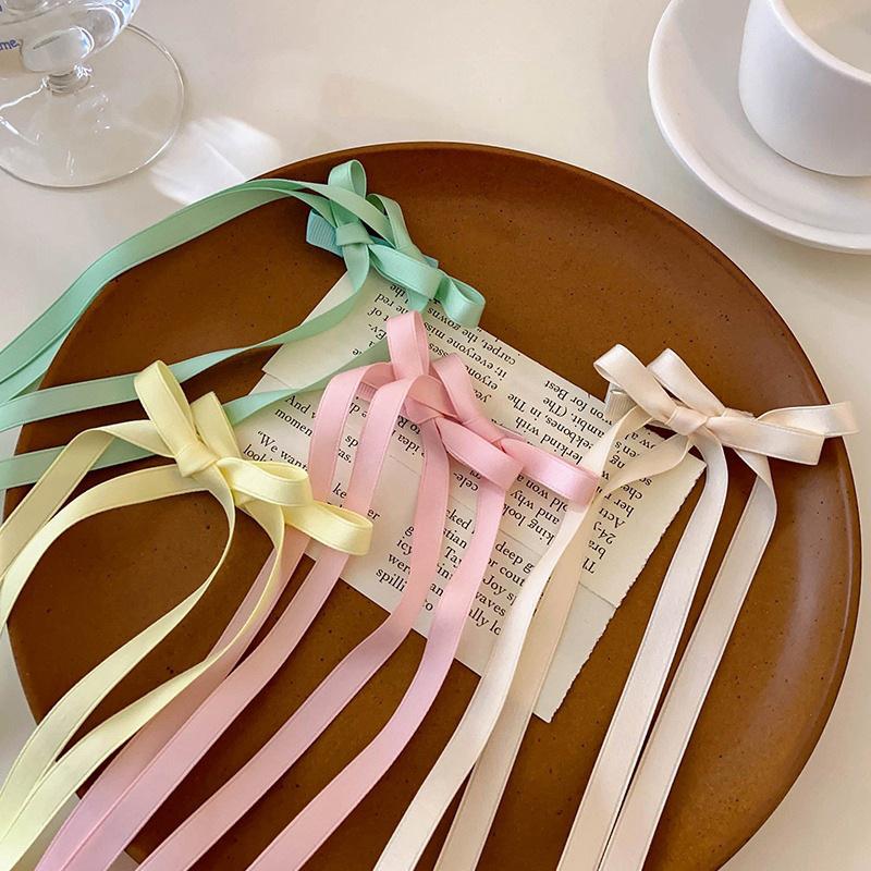 2Pcs Vintage Large Velvet Bow Hair Clip Trend Ribbon Barrettes For Girl Hair