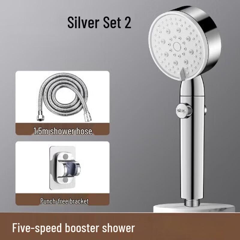 

Mussel Pressurized Shower Head Set
