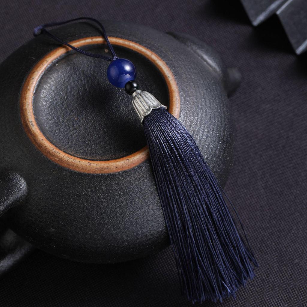 Exquisite Beaded Tassel Hanfu Bookmark & Sachet Pendant