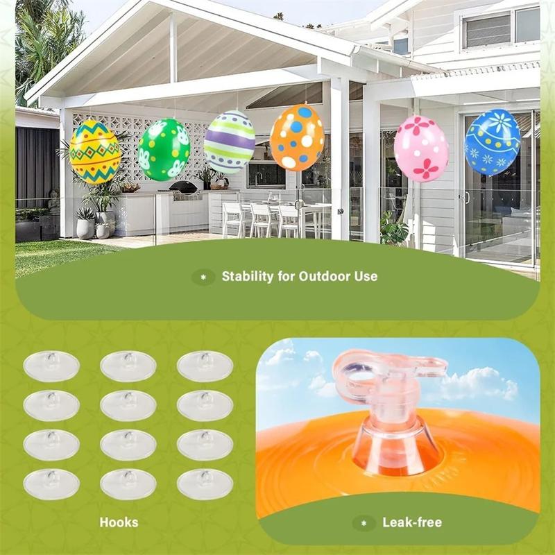 35x27cm Inflatable Easter Egg Decoration Big Colorful Blow Up Eggs for Outdoor Yard Garden Decor Holiday Party Supplies