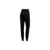 Adidas Neo Vintage Three-Stripe Color-Block Tapered Knit Sports Pants Women Pants Black GL6057