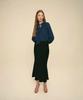 Aiseugadeuneiogongpal Mermaid Maxi Satin Skirt_Black