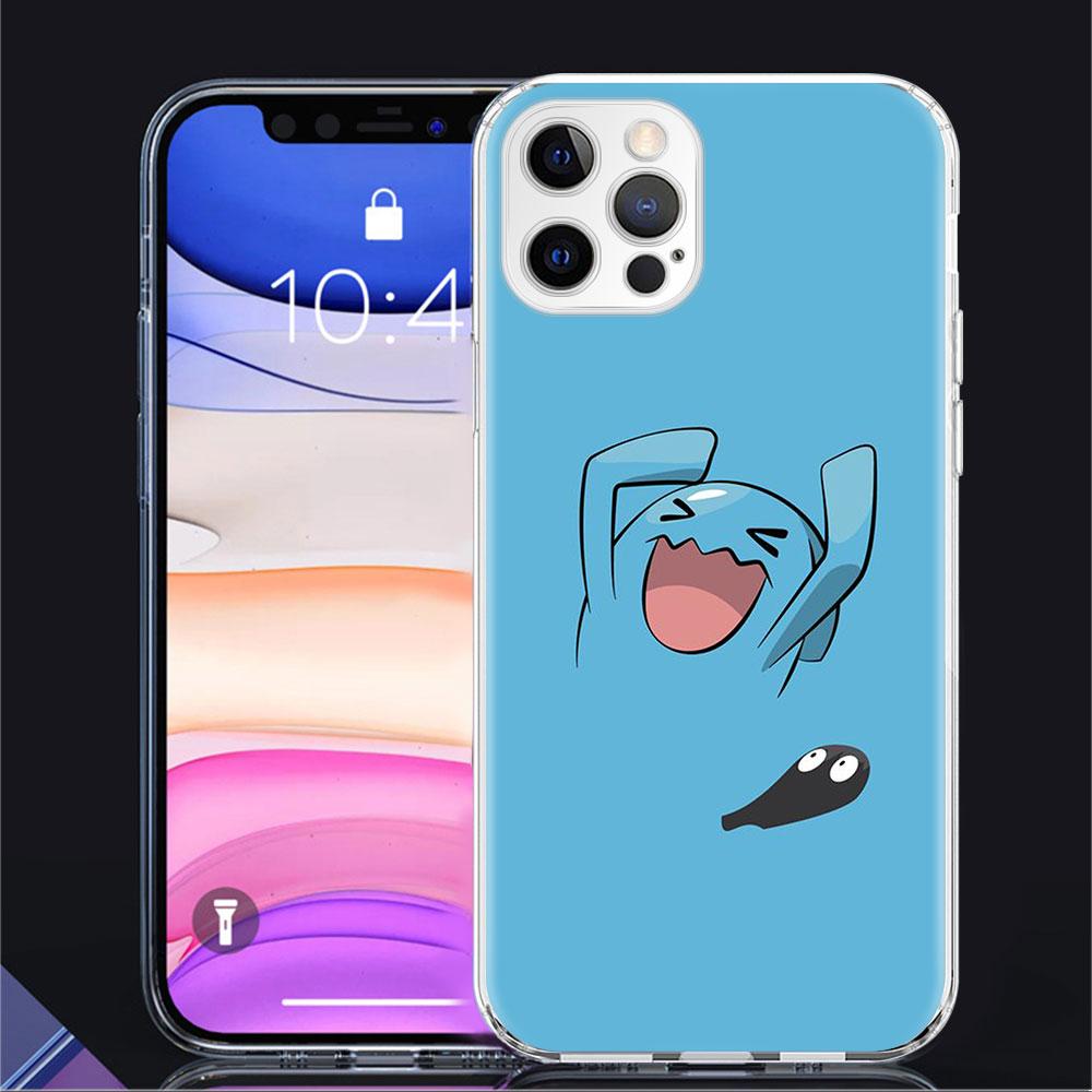 

Прозрачный чехол для Apple iPhone 11 14 13 Pro 12 7 8 Plus SE 2022 XR X XS Max 6 6S 14Pro Силиконовый чехол для телефона Покемон Милый мультяшный iPhone 6 6S