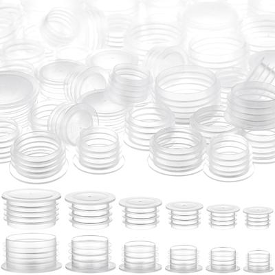 120 Pieces Salt And Pepper Shaker Stoppers 1/2 Inch, 9/16 Inch, 5/8 Inch, 11/16 Inch, 7/8 Inch And 7/16 Inch Plastic Salt Shaker
