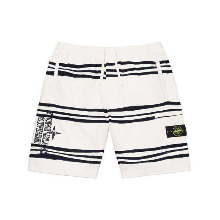 Supreme x Stone Island warp stripe