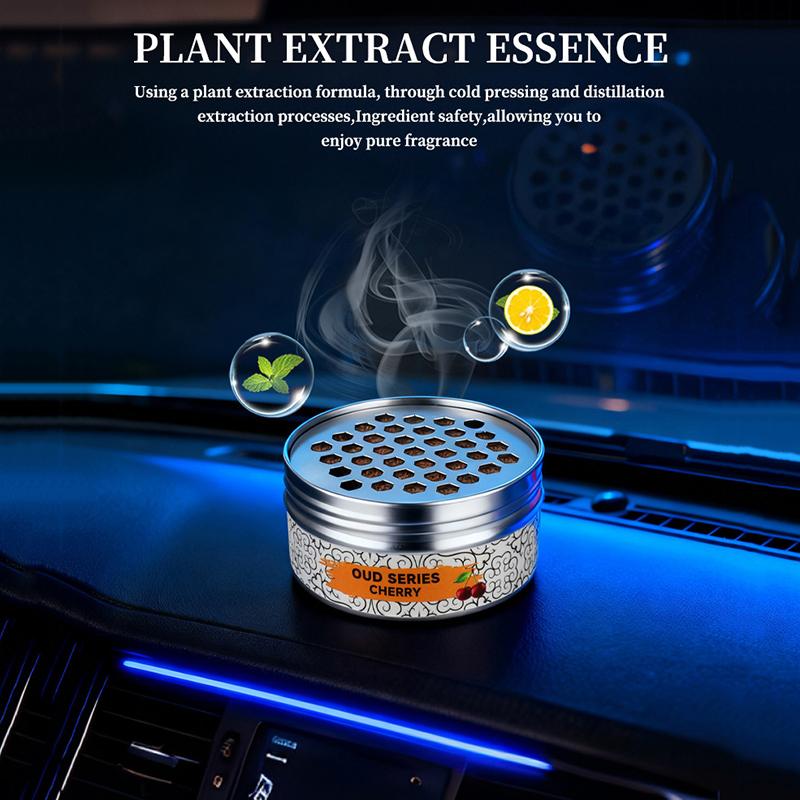 1Pcs Long-Lasting Auto Wood Blocks Perfume Car Solid Aromatherapy Air Freshener Car Deodorant Odor Remova Car Decoration