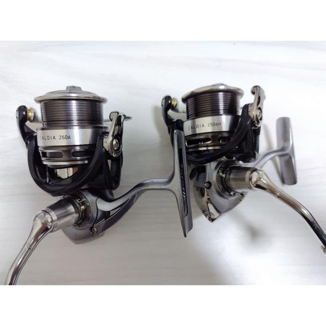Used DAIWA CALDIA 2506 2506H spinning reel 2 units