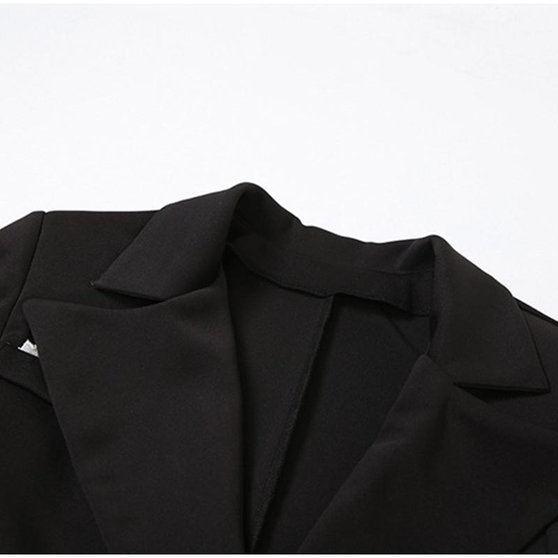 Women's Fashion Lace Patchwork Suit Collar Long Sleeved Dress Female Trendy Contrast Color Casual Party Dresses